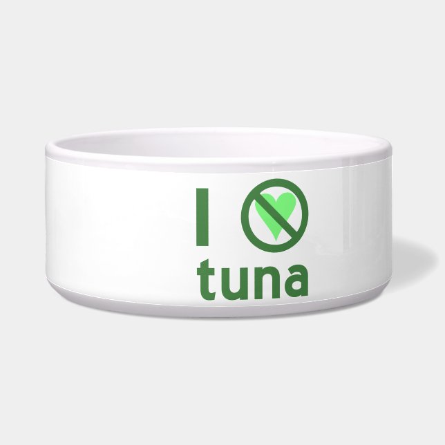 Tigela Eu Odeio Atum Sem Amor  (Esquerda)