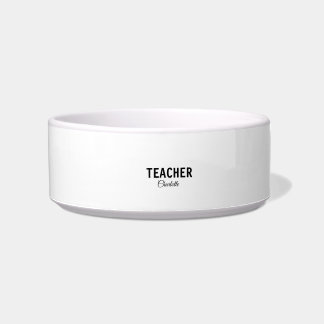 Tigela Eu sou professor escola Faculdadeadicione seu nome