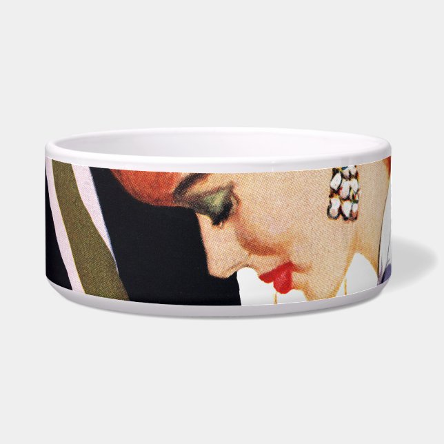 Tigela Eu te amo, Mama Menina (Frente)