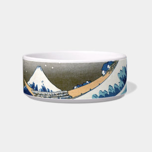 Tigela Excelente Wave Off Kanagawa Vintage Fine Japonês