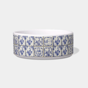 Tigela Exclui Azulejos de Padrão de Blauw