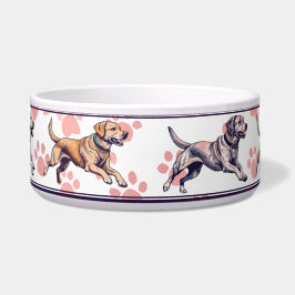 Tigela Executando o Labrador Retrievers Bowl