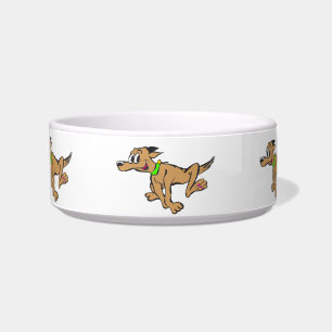 Tigela Executando Pet Bowl de Cartoon de Cão