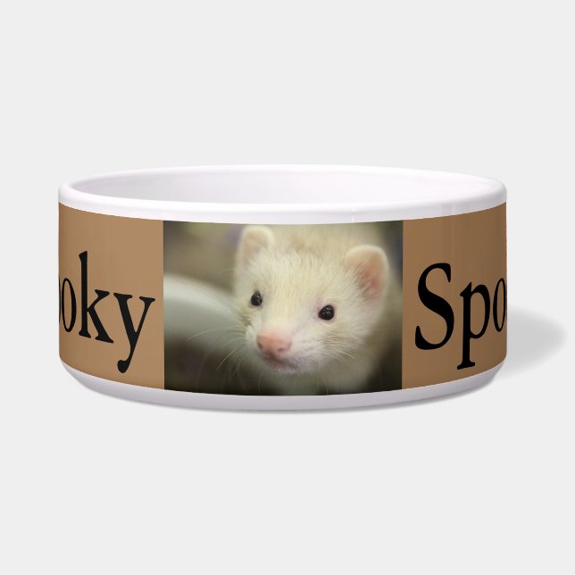 Tigela Face de Ferret (Frente)