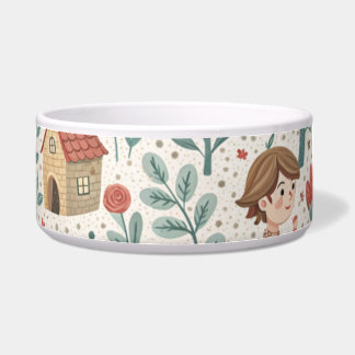 Tigela Fairytale Forest Walk Pet Bowl