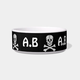 Tigela Fale como um personalizado do dia de pirata