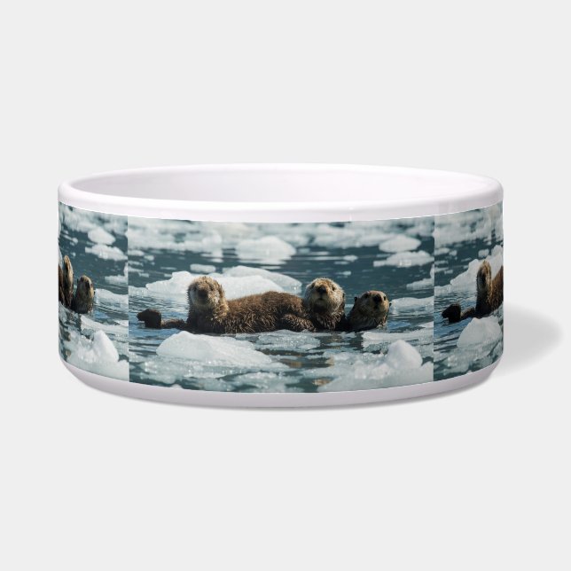 Tigela Família Sea Otter (Frente)