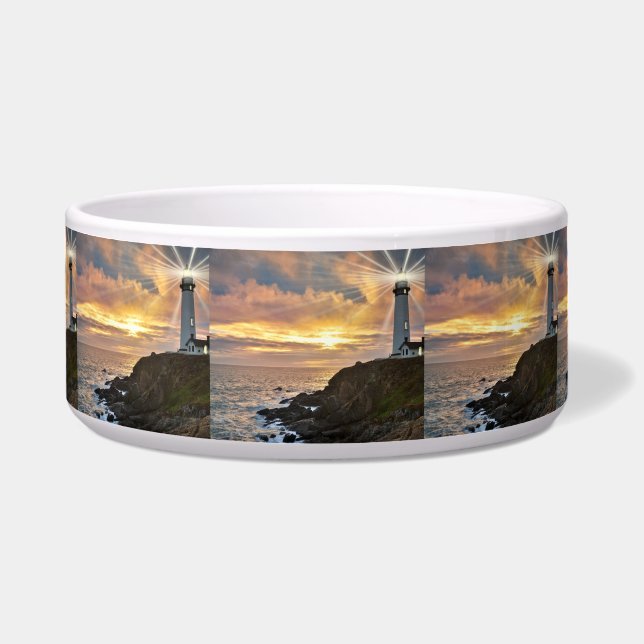 Tigela Farol ao pôr do sol (Frente)