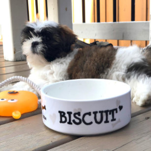 Tigela Feeding Modern Pup Icon Bowl Personalizado