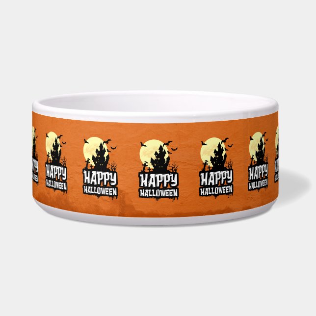 Tigela Feliz Dia das Bruxas (Frente)