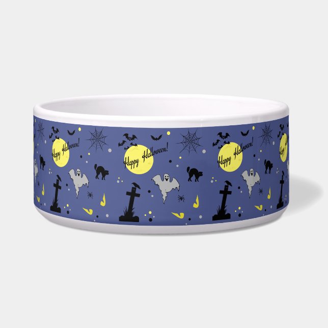 Tigela Feliz Dia das Bruxas (Frente)