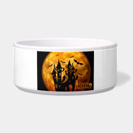 Tigela Feliz Dia das Bruxas (Lua Cheia)