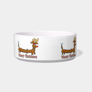 Tigela Feliz Natal Dachshund