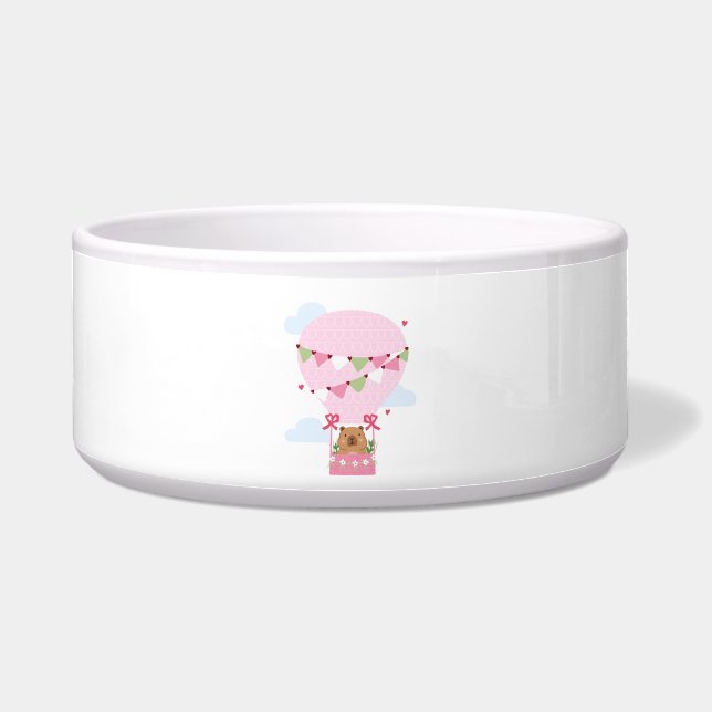 Tigela Festa de Aniversário do Capivara Relógio Infantil (Frente)