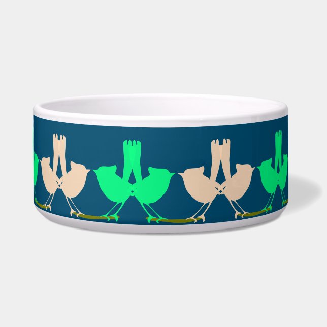 Tigela Festa de Primavera de Cores Cujas Cores (Frente)