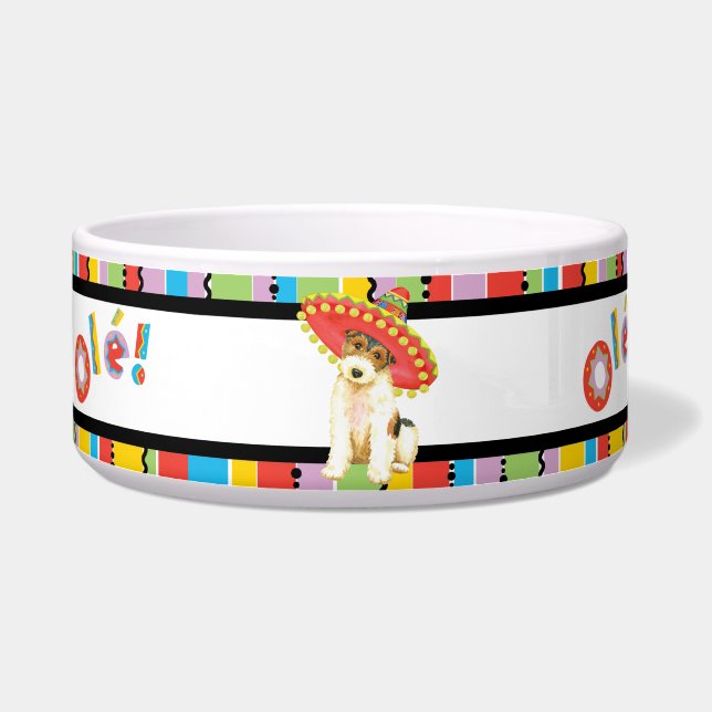 Tigela Fiesta Wire Fox Terrier (Esquerda)
