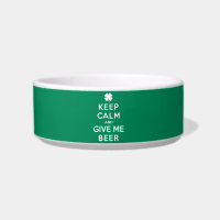 Fique calma e me dê cerveja