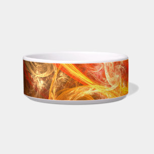 Tigela Firestorm Nova Abstrato Art Cat Bowl