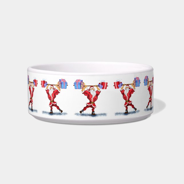 Tigela Fitness Papai Noel (Frente)
