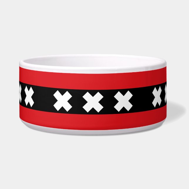 Tigela Flag of Amsterdam, Netherlands Bowl (Frente)