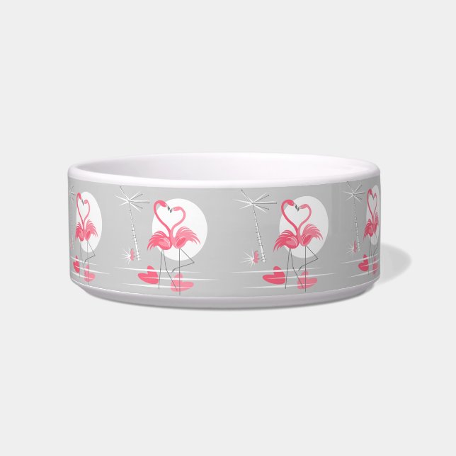 Tigela Flamingo Love pet bowmedia (Frente)