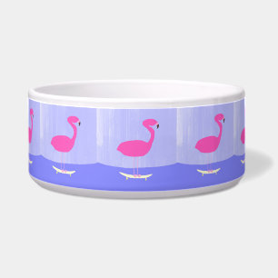 Tigela flamingo na pintura do skate