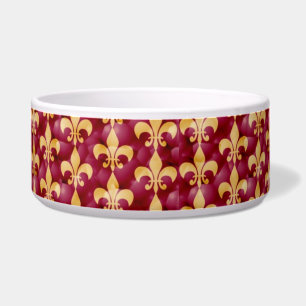 Tigela Fleur de Lis Pet Bowl