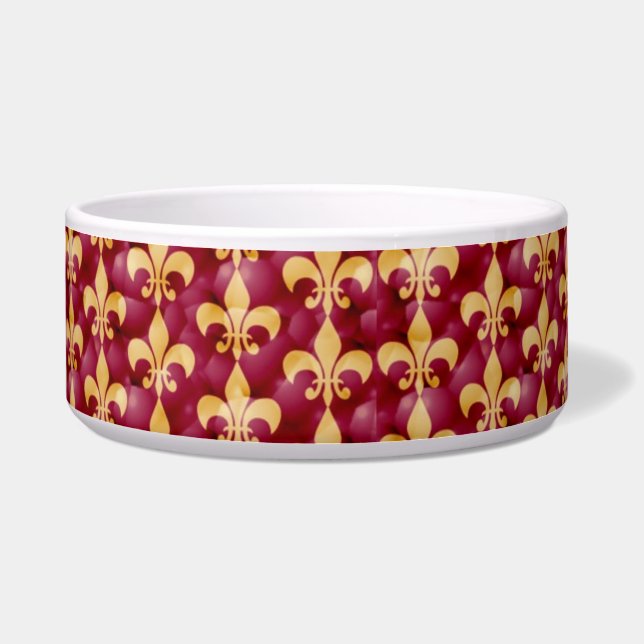 Tigela Fleur de Lis Pet Bowl (Frente)