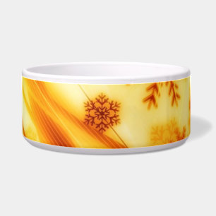 Tigela Flocos de neve de Natal ouro