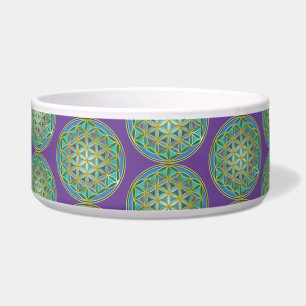 Tigela FLOR DA VIDA - Design 1 das Geometrias Sagradas