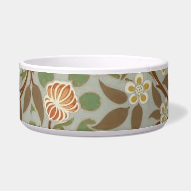 Tigela Flor de Botânica Trevo de William Morris (Frente)