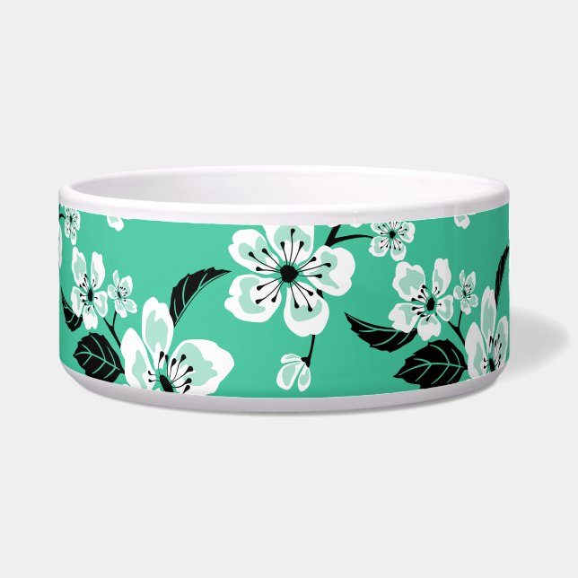 TIGELA FLOR DE CEREJEIRA - SAKURA EM MENTA (Frente)