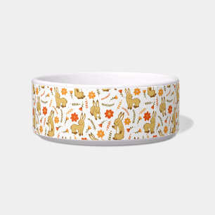 Tigela Floral de Primavera Bunny Rabbit