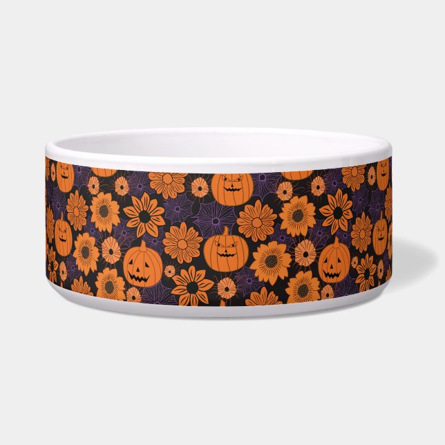 Tigela Floral Halloween (Frente)