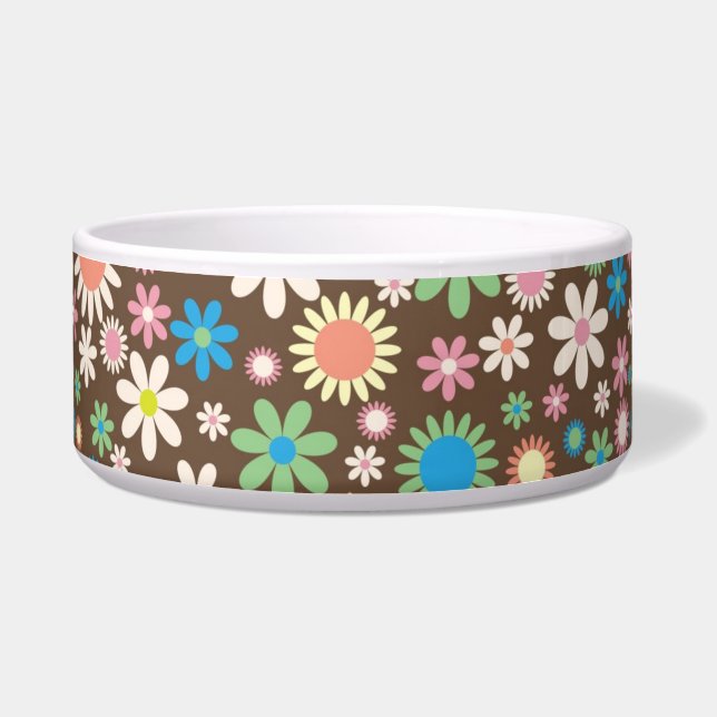 Tigela Floral Pet Bowl (Frente)