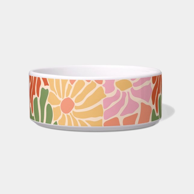 Tigela Floral Retro Groovy  (Frente)