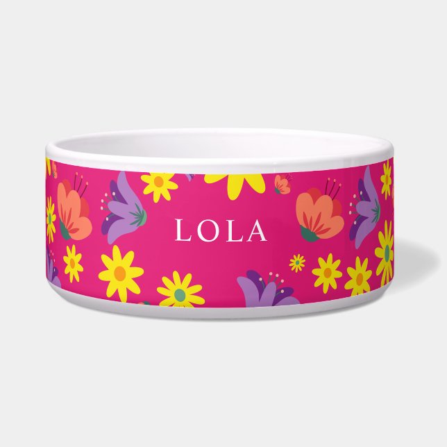 Tigela Floral Rosa (Frente)