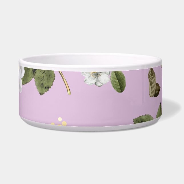 Tigela Flores Amarelas e Rosas Brancas 5 (Frente)