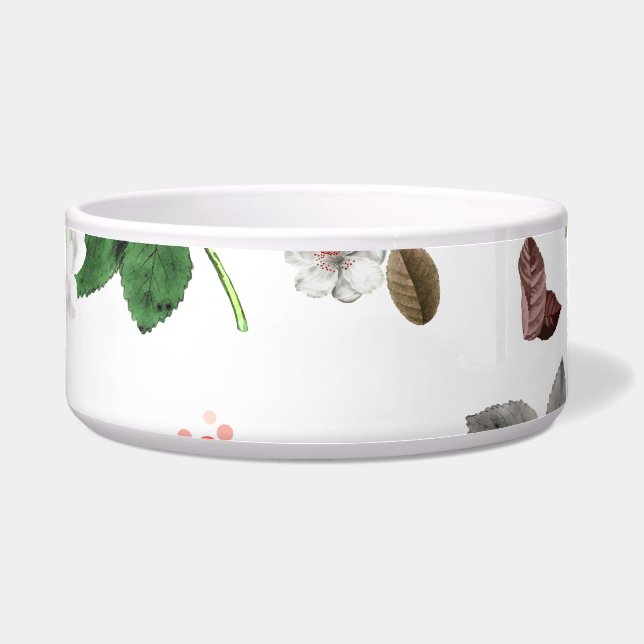 Tigela Flores Amarelas e Rosas Brancas 7 (Frente)