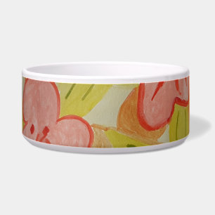 Tigela Flores De Cores De Pet Bowl