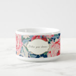 Tigela Flores Românticas Adoráveis - Mensagem Motivaciona<br><div class="desc">Esta imagem apresenta flores florescentes em cores cor rosa,  verde,  azul com mensagem motivacional .Na moda florals,  pétalas,  floresce um buquê de cores.Qualquer garota adoraria ter esse na moda design.</div>