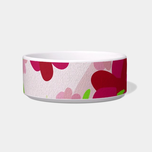 Tigela Flores Rosa e Vermelho - Floral (Direita)
