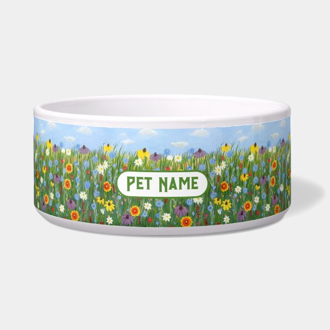 Tigela Flores selvagens Pet Bowl (Frente)