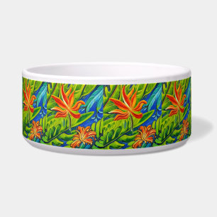 Tigela Flores Tropicais Um