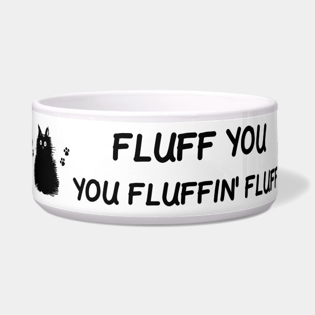 Tigela Fluff You You Fluffin Fluff Kitty Cat (Esquerda)
