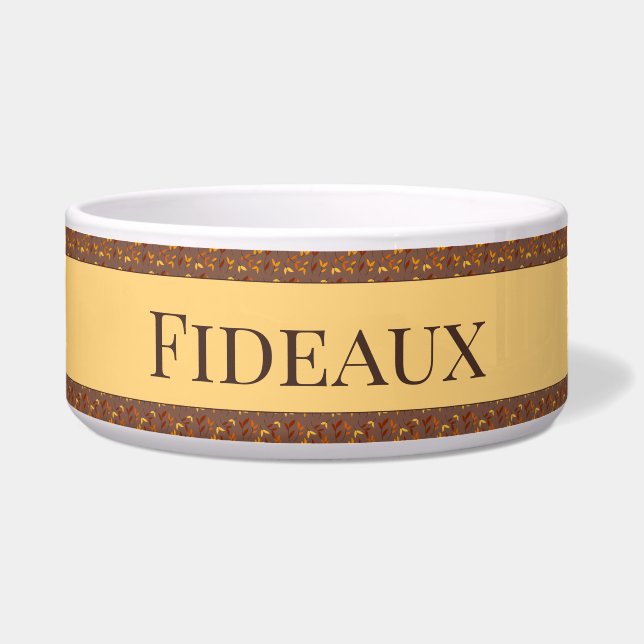 Tigela Folha de Outono Elegante (Frente)