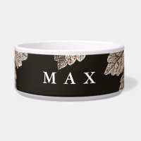 Folhas de Bronze e Marrom Escuro Glamour Outonal R