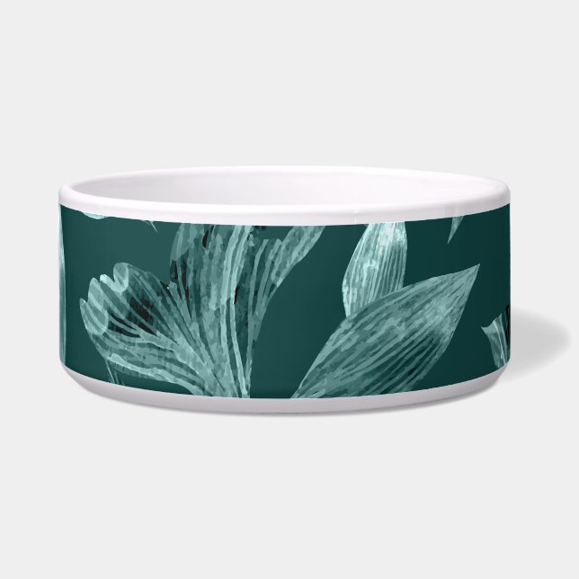 Tigela Folhas de caída de cor aquosa 10 (Frente)