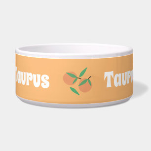 Tigela Folhas de Laranja Desenhadas à Mão