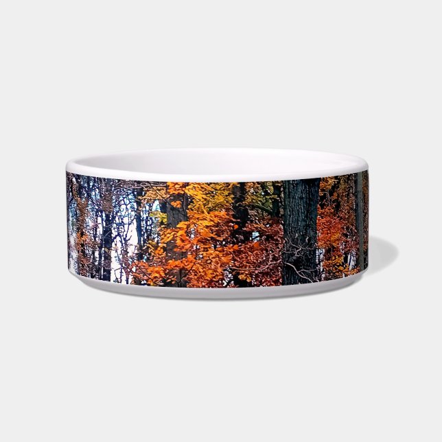 Tigela Folhas de laranja, na floresta (Frente)